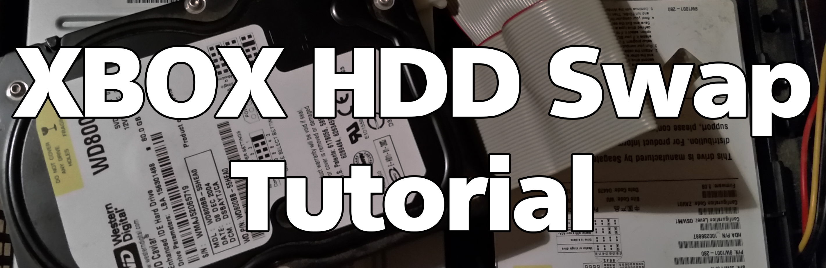 Original XBOX HDD (Hard Drive) Swap Tutorial